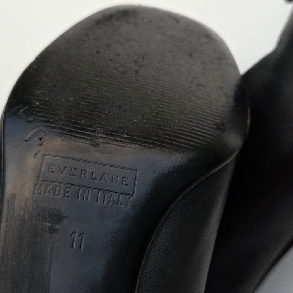 Everlane Black Leather Ankle Boots - Picture 6 of 9